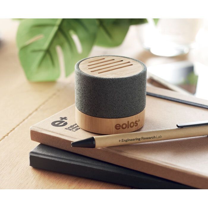 GiftRetail MO6847 - BOOL Speaker wireless Bamboo RPET