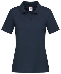 Stedman STE3100 - Poloshirt met korte mouwen voor vrouwen Blauwe Middernacht