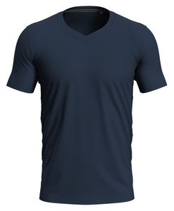 Stedman STE9610 - V-hals T-shirt voor mannen Clive Blauwe Middernacht