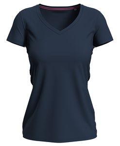 Stedman STE9710 - V-hals T-shirt voor vrouwen Claire  Blauwe Middernacht