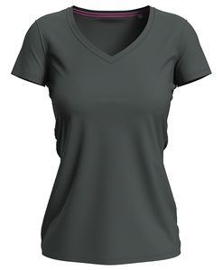 Stedman STE9710 - V-hals T-shirt voor vrouwen Claire  Leigrijs