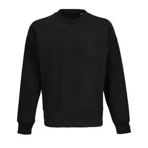 SOL'S 04043 - Authentic Uniseks Sweatshirt Met Ronde Hals Zwart
