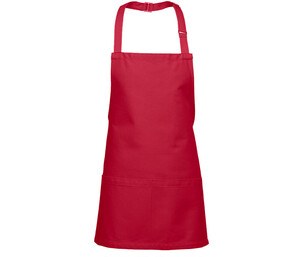 NEWGEN TB204 - Short bib apron Rood