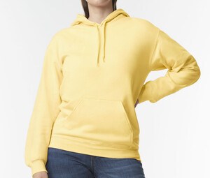 GILDAN GNSF50 - Unisex hooded sweatshirt Gele waas
