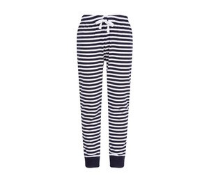 SF Mini SM085 - LOUNGEBROEK MET MANCHETTEN VOOR KINDEREN Marine / Witte Strepen