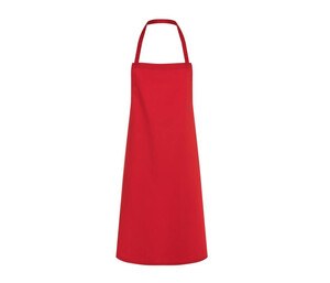 KARLOWSKY KYLS5 - Polycotton bib apron Rood