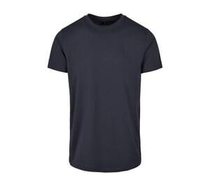 BUILD YOUR BRAND BYB010 - BASIC ROUND NECK T-SHIRT Marine