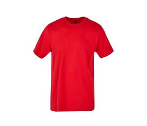 BUILD YOUR BRAND BYB010 - BASIC ROUND NECK T-SHIRT Stad Rood