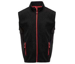 BLACK&MATCH BM500 - Contrasted polar fleece bodywarmer