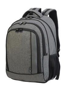 Shugon SH5818 - Frankfurt Smart Laptop Backpack Grijs gemêleerd/zwart