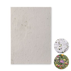 GiftRetail MO6915 - ASIDE A5 zaadpapier wilde bloemen