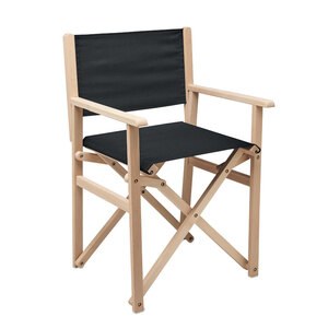 GiftRetail MO6945 - RIMIES Opvouwbare houten strandstoel