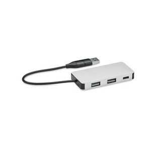 GiftRetail MO2142 - HUB-C Aluminium USB hub 3 poorten