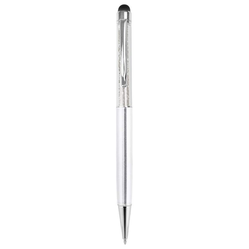 EgotierPro 33584 - Aluminium Pen met Diamanten en Touchscreen Pointer DIAMONDS
