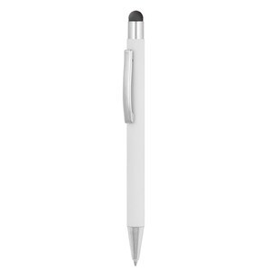 EgotierPro 39049 - Aluminium Pen met Rubber Afwerking - Laser DATA Zwart