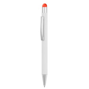 EgotierPro 39049 - Aluminium Pen met Rubber Afwerking - Laser DATA Rood