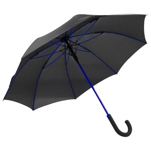 EgotierPro 39513 - Windproof Paraplu 105 cm Automatisch, glasvezel BREEZE Blauw