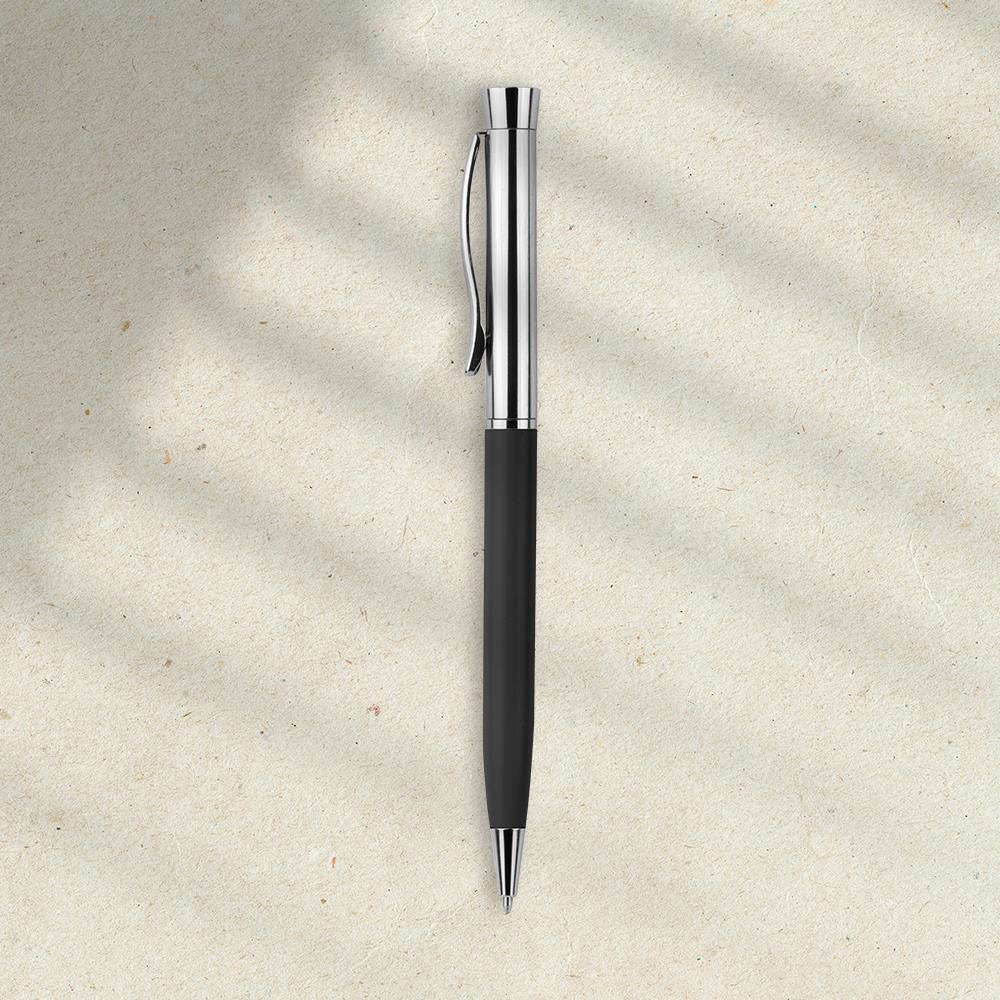 EgotierPro 39557 - Aluminium Pen met Gekleurde Metallic Onderdelen RICH