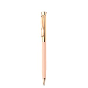 EgotierPro 39557 - Aluminium Pen met Gekleurde Metallic Onderdelen RICH Roze