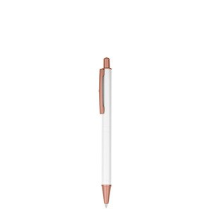 EgotierPro 39565 - Aluminium Pen met Mat Roze Uiteinde LUXURY