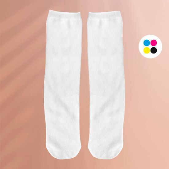 EgotierPro 50629 - Lange Polyester Sokken met Sublimatie Afwerking FIT