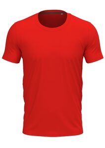 Stedman STE9600 - T-shirt met ronde hals voor mannen Clive  Scharlaken rood