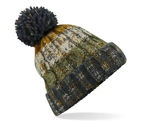 Beechfield BF486 - Corkscrew Beanie With Tassel Autumn Moss