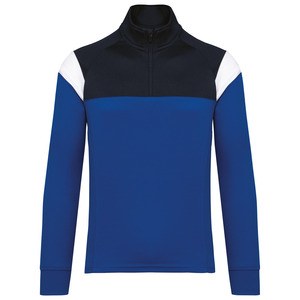 PROACT PA387 - Trainingssweater 1/4 rits uniseks Dark Royal Blue / Navy
