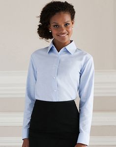Russell Collection R-932F-0 - Oxford Blouse LS