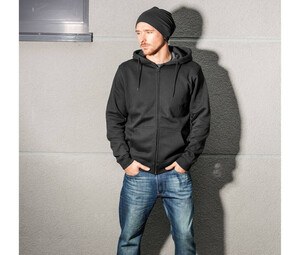Build Your Brand BY012 - Zware hoodie met rits