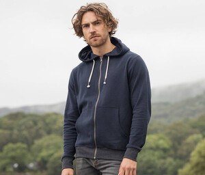 ECOLOGIE EA051 - Hoodie rits gerecycled katoen