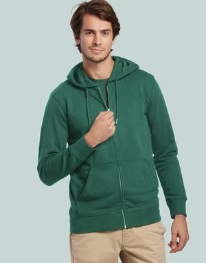 Les Filosophes MONTAIGNE - Unisex Organic Cotton Hoodie met rits Made in France