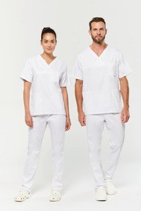 WK. Designed To Work WK504 - Katoenen unisex tuniek met korte mouwen