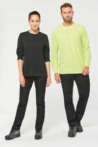 WK. Designed To Work WK303 - Ecologisch uniseks T-shirt met lange mouwen