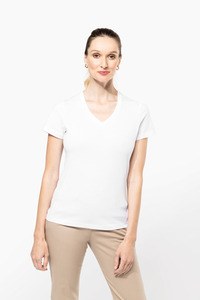 Kariban Premium PK305 - Supima® dames-T-shirt V-hals korte mouwen