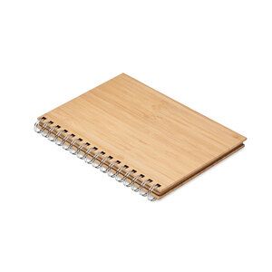 GiftRetail MO6790 - BRAM A5 notitieboekje van bamboe