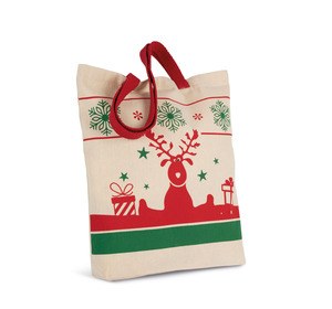 Kimood KI0733 - Shopper met kerstmotieven