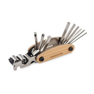 GiftRetail MO2139 - MANO Zakformaat bamboe multi-tool