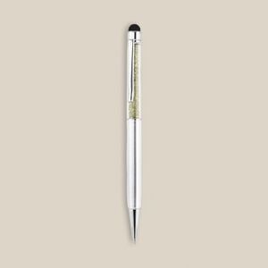 EgotierPro 33584 - Aluminium Pen met Diamanten en Touchscreen Pointer DIAMONDS