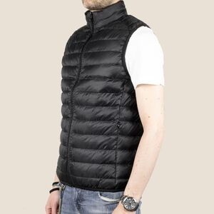 EgotierPro 39564 - Polyester Vest met Veren Vulling & Opvouwbaar CERLER