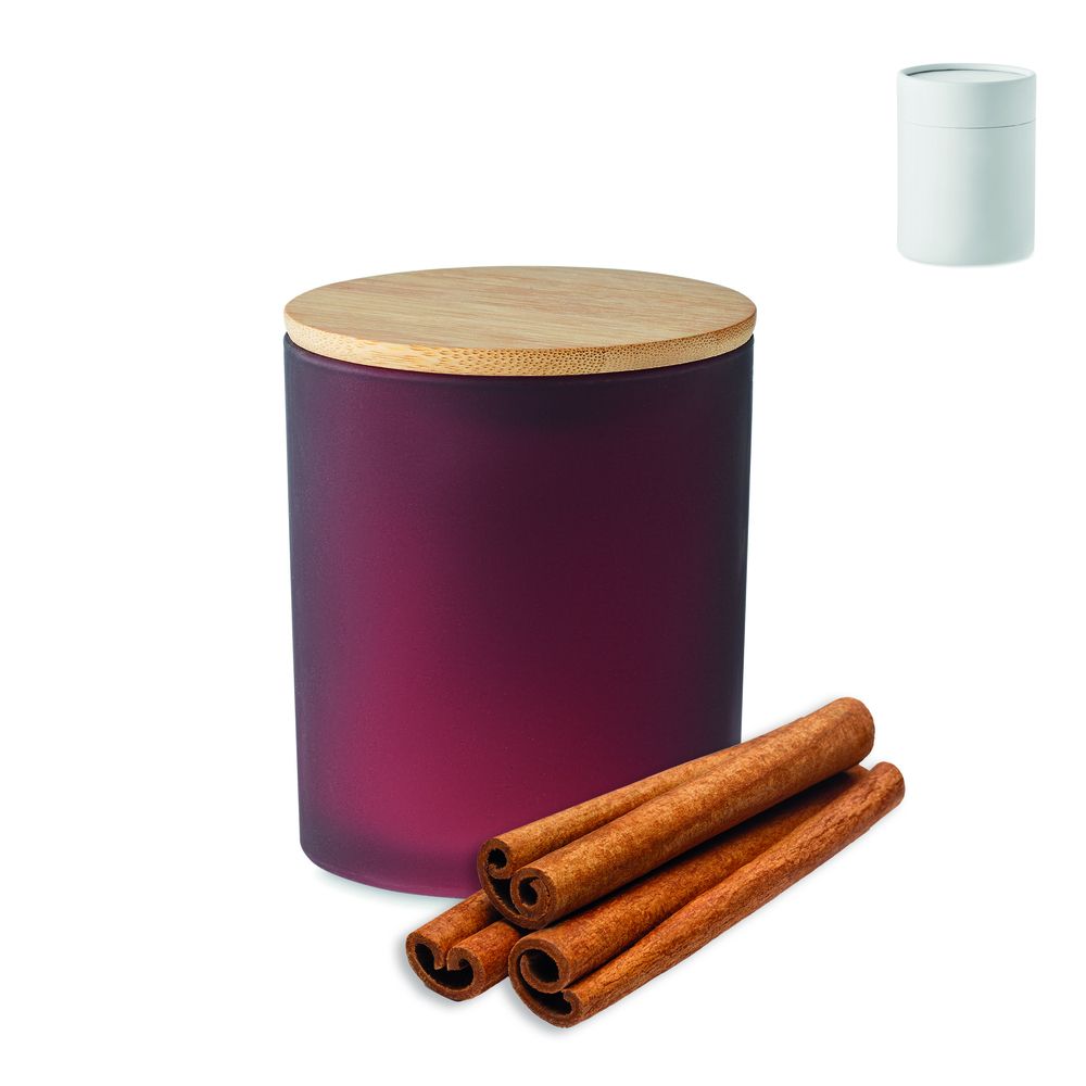KEOPS SMALL Plantaardige waskaars 120 gr - GiftRetail MO6612 zwart